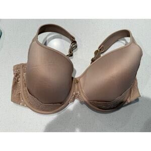 Third Love 24/7 Lace Full Coverage Bra Nude 38D